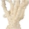26" Cream Polystone Coral Sculpture with Clear Acrylic Base